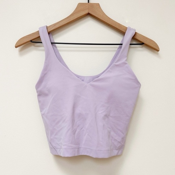 Lululemon| ‘Align’ Lavender Dew Crop Tank Top (2) - Picture 5 of 6